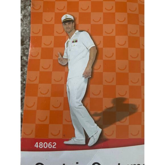 HALLOWEEN COSTUME NAVY CAPTAIN MEN SIZE XXL TRICK OR TREAT VERSATILE - Picture 13 of 14